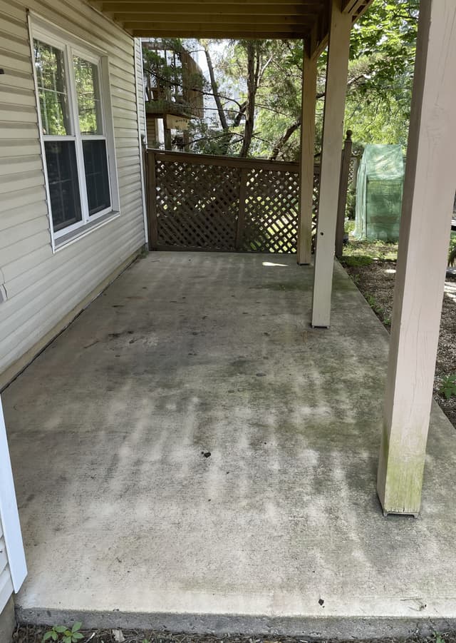 Back Patio Restoration - Before