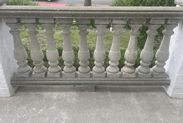 Stone Railing Cleaning - After
