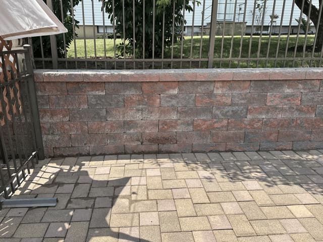 Stone Wall Restoration - After